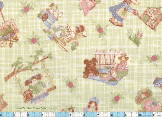 Gentler Times Vintage Sage Flannel